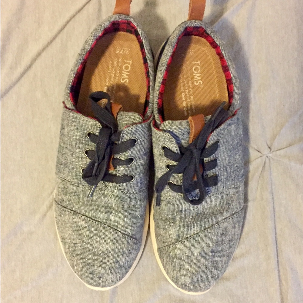 Toms chambray/denim sneakers